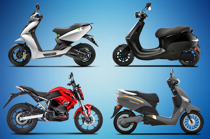 Top 10 electric bikes scooters in India with highest claimed